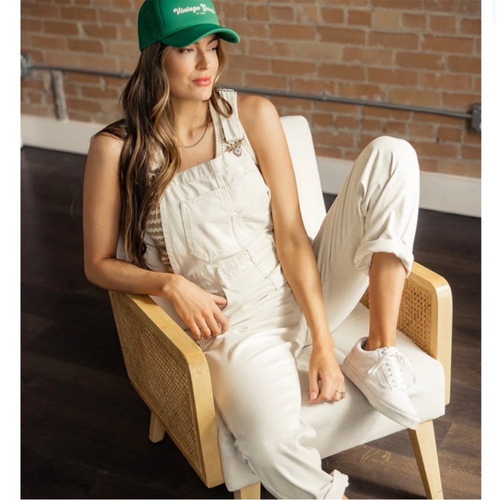 Cream Overalls